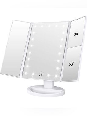 Makeup Mirror and Adjustable Touch Screen Lighted for Women